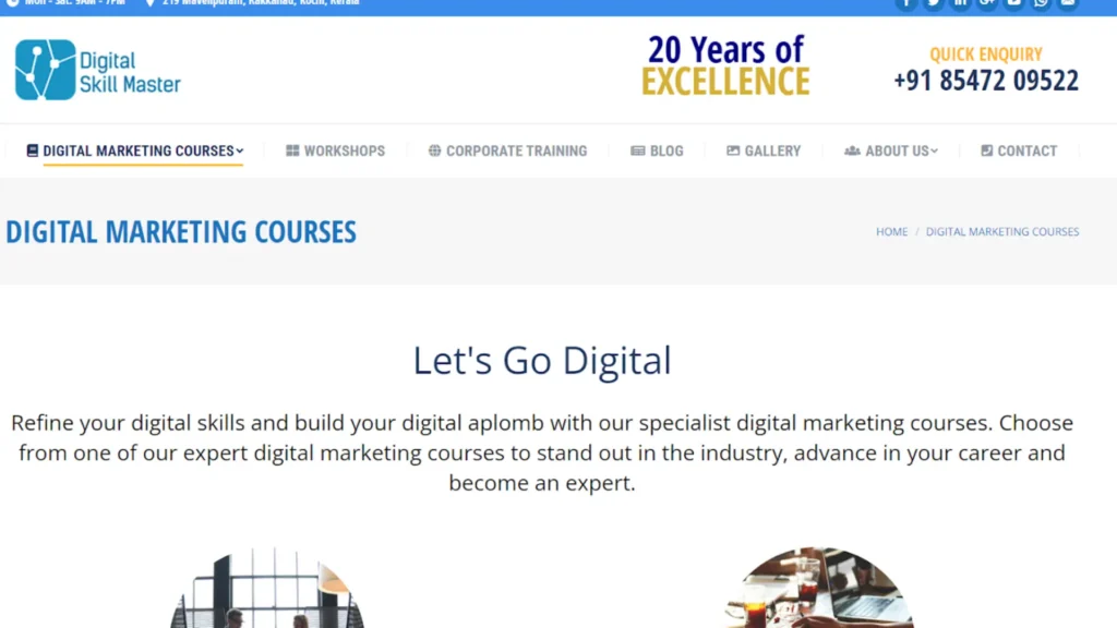 Digital Skills Kerala Home Page